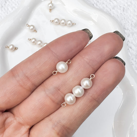 Freshwater Pearl Connectors - 5mm
