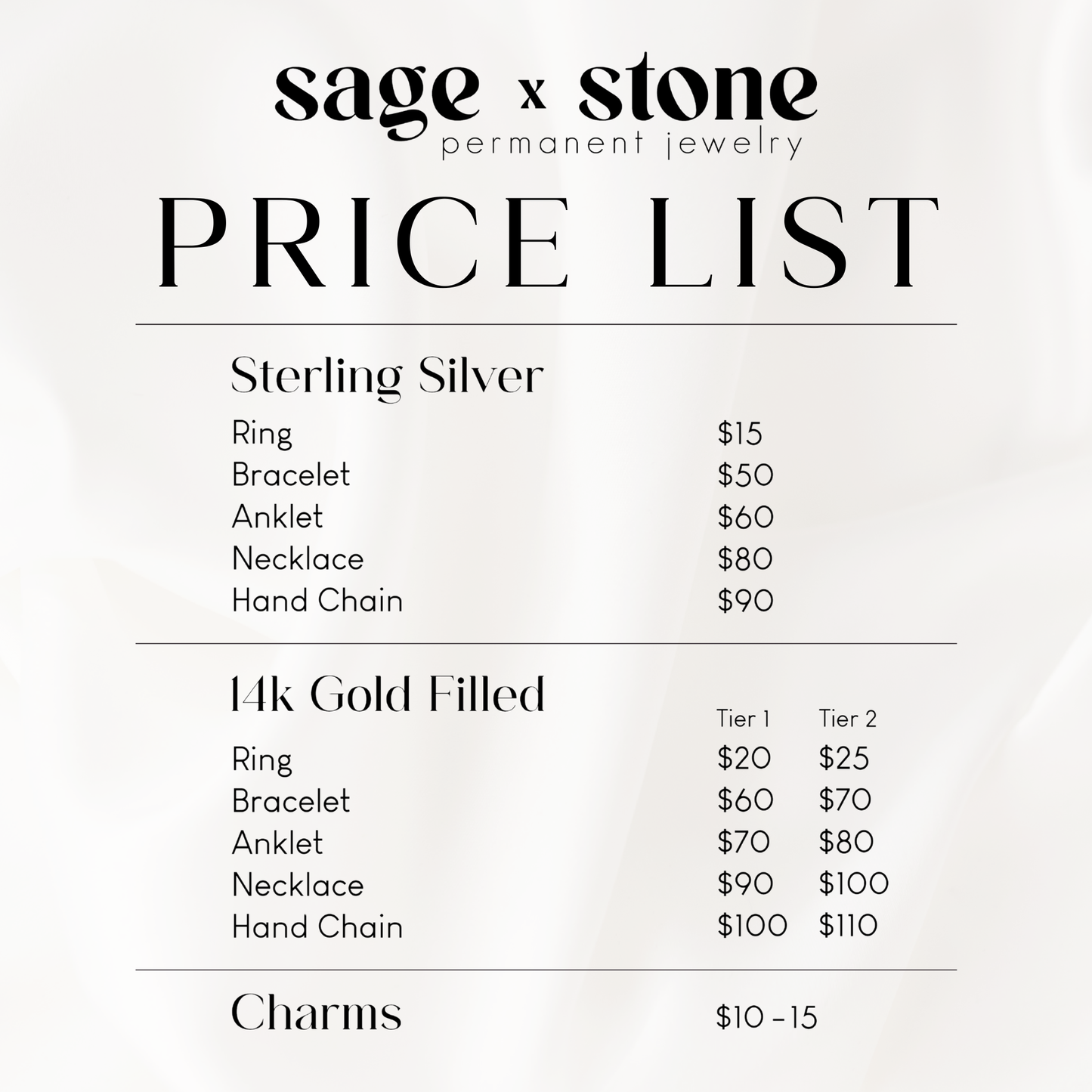 Permanent Jewelry E-Gift Card