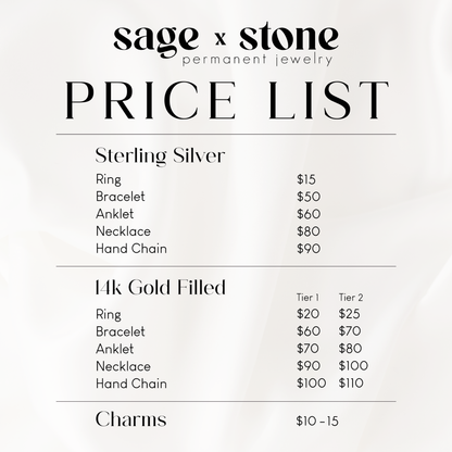 Permanent Jewelry E-Gift Card