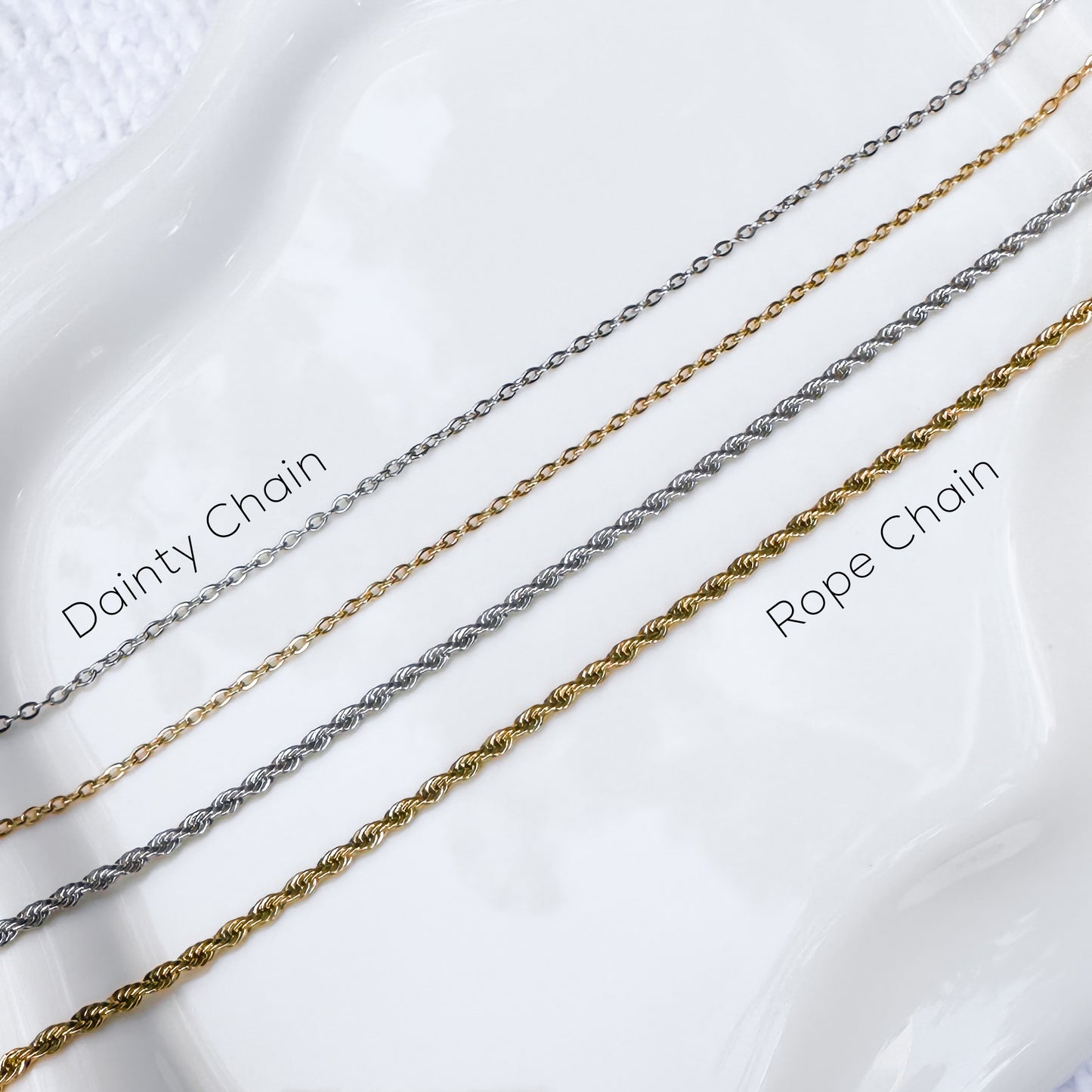 Gold Initial Pendant Necklace