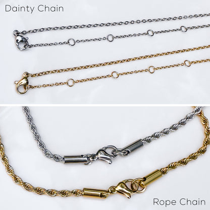 Gold Initial Pendant Necklace