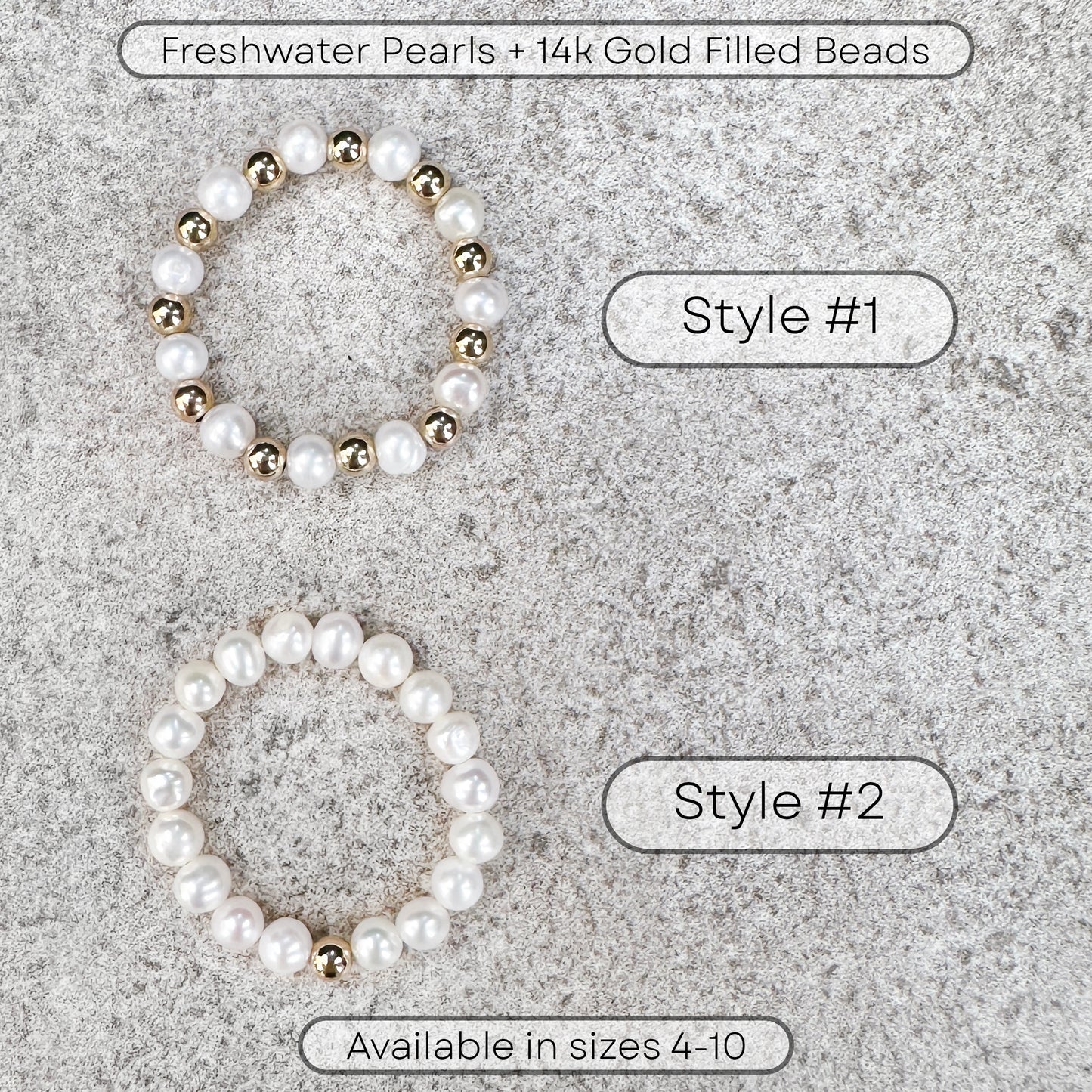 Freshwater Pearl Stretchy Ring