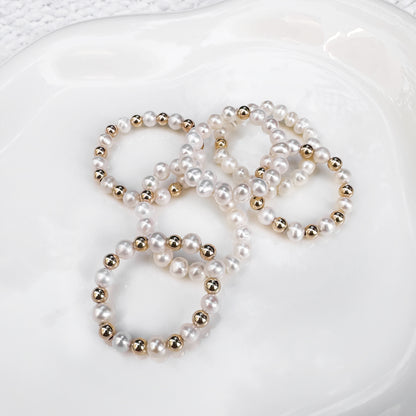 Freshwater Pearl Stretchy Ring